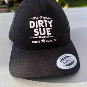 Dirty Sue Black Snapback Hat